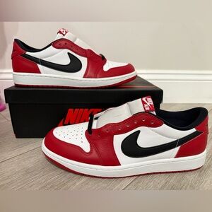 2025 Air Jordan 1 Retro Low OG Chicago HQ6998-600 Varsity Red Black White Sz 12